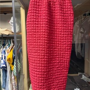 Urban Outfitters Pink Textured Mini Skirt